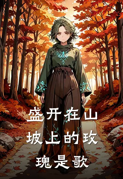 盛开在山坡上的玫瑰是歌