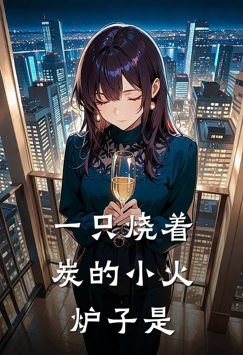 一只烧着炭的小火炉子是