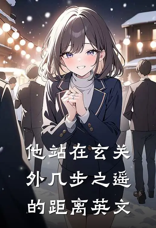 他站在玄关外几步之遥的距离英文
